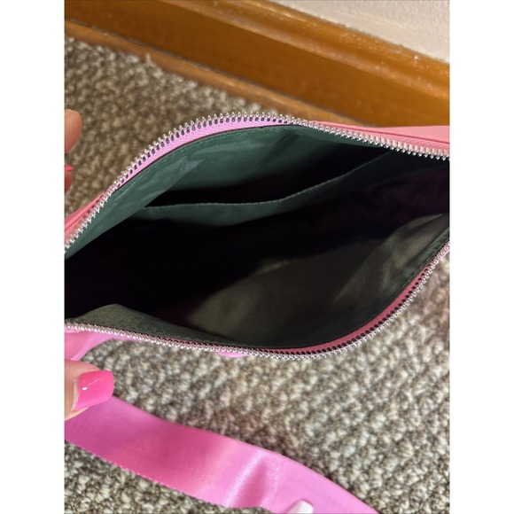 Pink Lacoste Nylon Moon bag , Over The Shoulder - Picture 6 of 7